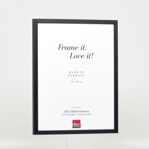 Efektní dřevěný rám profil 35 černý 59,4x84,1 cm normální sklo