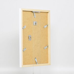 Dřevěný rám Top Cube 59,4x84,1 cm bílé normální sklo