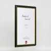 Efektní dřevěný rámový profil 21 zelený 59,4x84,1 cm antireflexní sklo