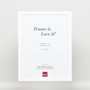 Efektní dřevěný rám profil 2210 bílý 59,4x84,1 cm antireflexní sklo