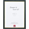 Efektní dřevěný rámový profil 21 modrý 59,4x84,1 cm akrylové sklo