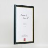 Efektní dřevěný rámový profil 21 modrý 59,4x84,1 cm akrylové sklo