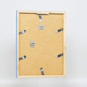 Dřevěný rám Top Cube 59,4x84,1 cm modré antireflexní sklo