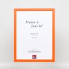 Dřevěný rám Top Cube 59,4x84,1 cm oranžové antireflexní sklo