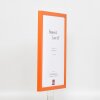Dřevěný rám Top Cube 59,4x84,1 cm oranžové antireflexní sklo