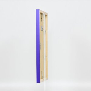 Dřevěný rám Top Cube 59,4x84,1 cm fialové akrylové sklo