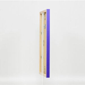 Dřevěný rám Top Cube 59,4x84,1 cm fialové akrylové sklo