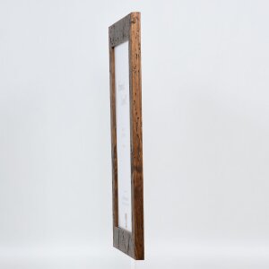 Efektní dřevěný rám 2400 hnědý 59,4x84,1 cm normální sklo