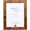 Efektní dřevěný rám 2400 hnědý 59,4x84,1 cm antireflexní sklo