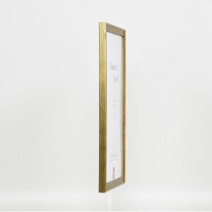 Efektní dřevěný rám profil 2070 akrylové sklo 59,4x84,1 cm zlatý