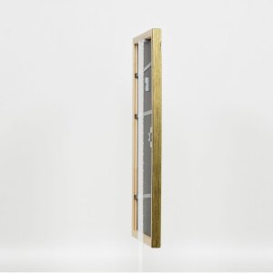 Efektní dřevěný rám profil 2070 akrylové sklo 59,4x84,1 cm zlatý