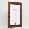 Efektní dřevěný rám 2400 hnědý 59,4x84,1 cm akrylové sklo
