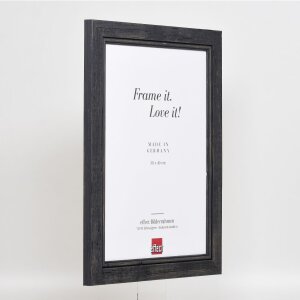 Efektní obrazový rám z masivního dřeva 2240 černý 59,4x84,1 cm akrylové sklo
