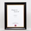 Efektní dřevěný rámový profil 95 černý 59,4x84,1 cm antireflexní sklo