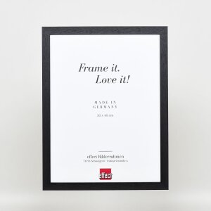 Efektní dřevěný rám profil 2210 černý 59,4x84,1 cm muzejní sklo
