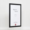 Efektní dřevěný rám profil 2210 černý 59,4x84,1 cm muzejní sklo