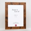 Efektní dřevěný rám 2400 hnědý 59,4x84,1 cm muzejní sklo