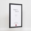 Efektní dřevěný rám profil 2070 antireflexní sklo 60x60 cm černý