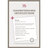 Walther plastový rámeček NEW LIFESTYLE 21x29,7 cm ocelový rámeček na certifikáty DIN A4