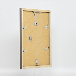 Dřevěný rám Top Cube 60x80 cm platinové antireflexní sklo
