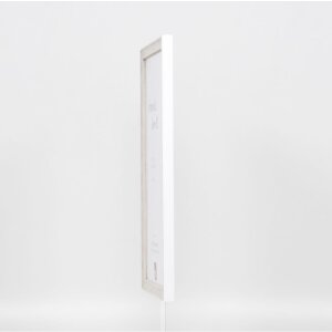 Efektní dřevěný rám profil 2070 normální sklo 60x80 cm bílý