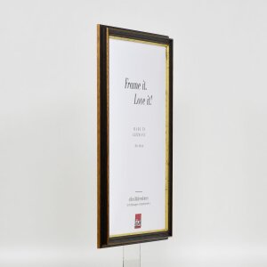 Efektní dřevěný rám profil 21 ořechově hnědý 60x90 cm akrylové sklo