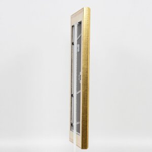 Efektní dřevěný rám profil 95 zlatý 60x90 cm antireflexní sklo