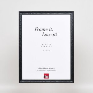 Efektní dřevěný rám profil 2070 muzejní sklo 60x90 cm černý