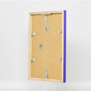 Dřevěný rám Top Cube 61x91,5 cm fialové antireflexní sklo
