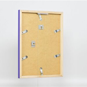 Dřevěný rám Top Cube 61x91,5 cm fialové antireflexní sklo