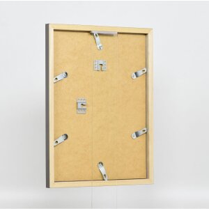 Dřevěný rám Top Cube 61x91,5 cm platinové antireflexní sklo