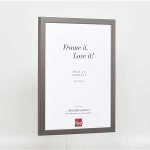 Dřevěný rám Top Cube 61x91,5 cm platinové antireflexní sklo