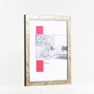 Efektní obrazový rám 2311 antická stříbrná 61x91,5 cm antireflexní sklo
