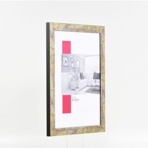 Efektní obrazový rám 2311 antická stříbrná 61x91,5 cm antireflexní sklo