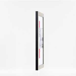 Efektní obrazový rám 2311 antická stříbrná 61x91,5 cm antireflexní sklo