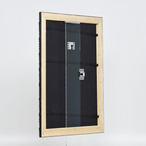 Efektní dřevěný rám profil 94 černý 61x91,5 cm antireflexní sklo