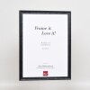 Efektní dřevěný rám profil 2070 akrylové sklo 61x91,5 cm černý