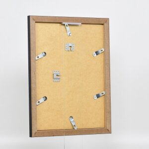 Efektní obrazový rám 2319 stříbrný vysoký lesk 61x91,5 cm muzejní sklo