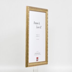 Efekt dřevěný barokní rám profil 37 antické stříbro 61x91,5 cm muzejní sklo