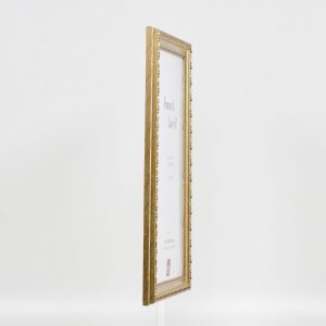 Efekt dřevěný barokní rám profil 37 antické stříbro 61x91,5 cm muzejní sklo