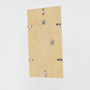 Bezrámový držák na obrazy 62x93 cm s antireflexním sklem