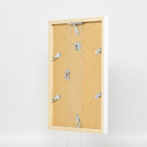 Dřevěný rám Top Cube 62x93 cm bílé normální sklo