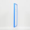 Dřevěný rám Top Cube 62x93 cm modré normální sklo