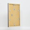 Dřevěný rám Top Cube 62x93 cm platina normální sklo