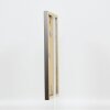 Dřevěný rám Top Cube 62x93 cm platina normální sklo