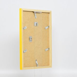 Dřevěný rám Top Cube 62x93 cm žluté antireflexní sklo