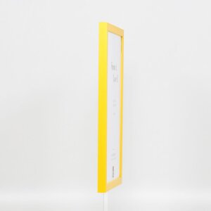 Dřevěný rám Top Cube 62x93 cm žluté antireflexní sklo