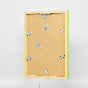 Dřevěný rám Top Cube 62x93 cm zelené antireflexní sklo