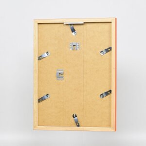 Dřevěný rám Top Cube 62x93 cm oranžové antireflexní sklo