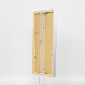 Dřevěný rám Top Cube 62x93 cm stříbrné antireflexní sklo